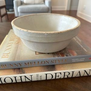 Medium size stoneware bowl
